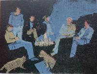 Wendelien Schönfeld - Houtsnede, Gezin></a></td> <td width=